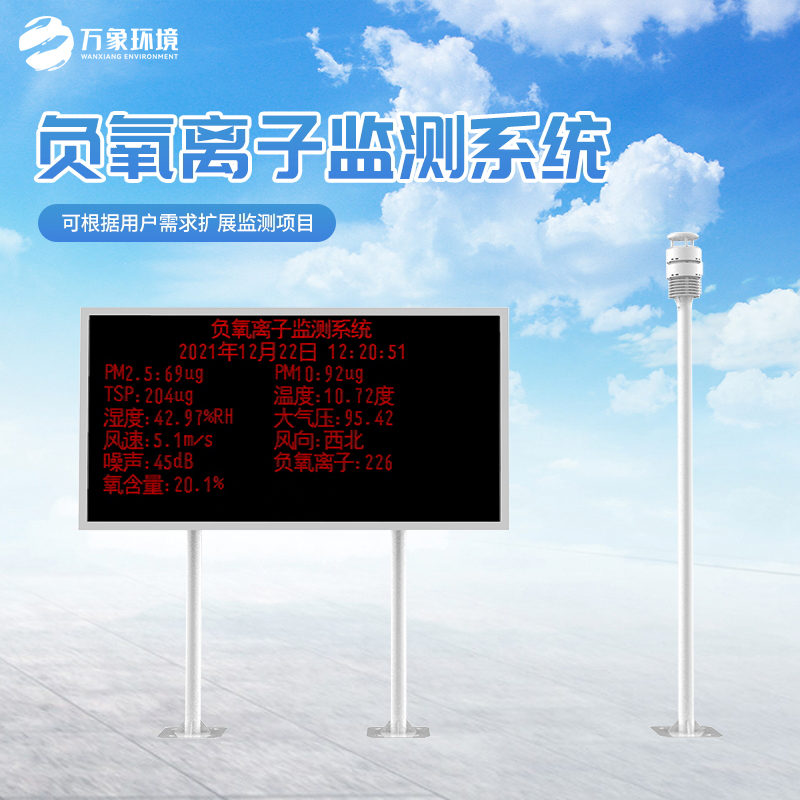 全自動負氧離子在線監測系統